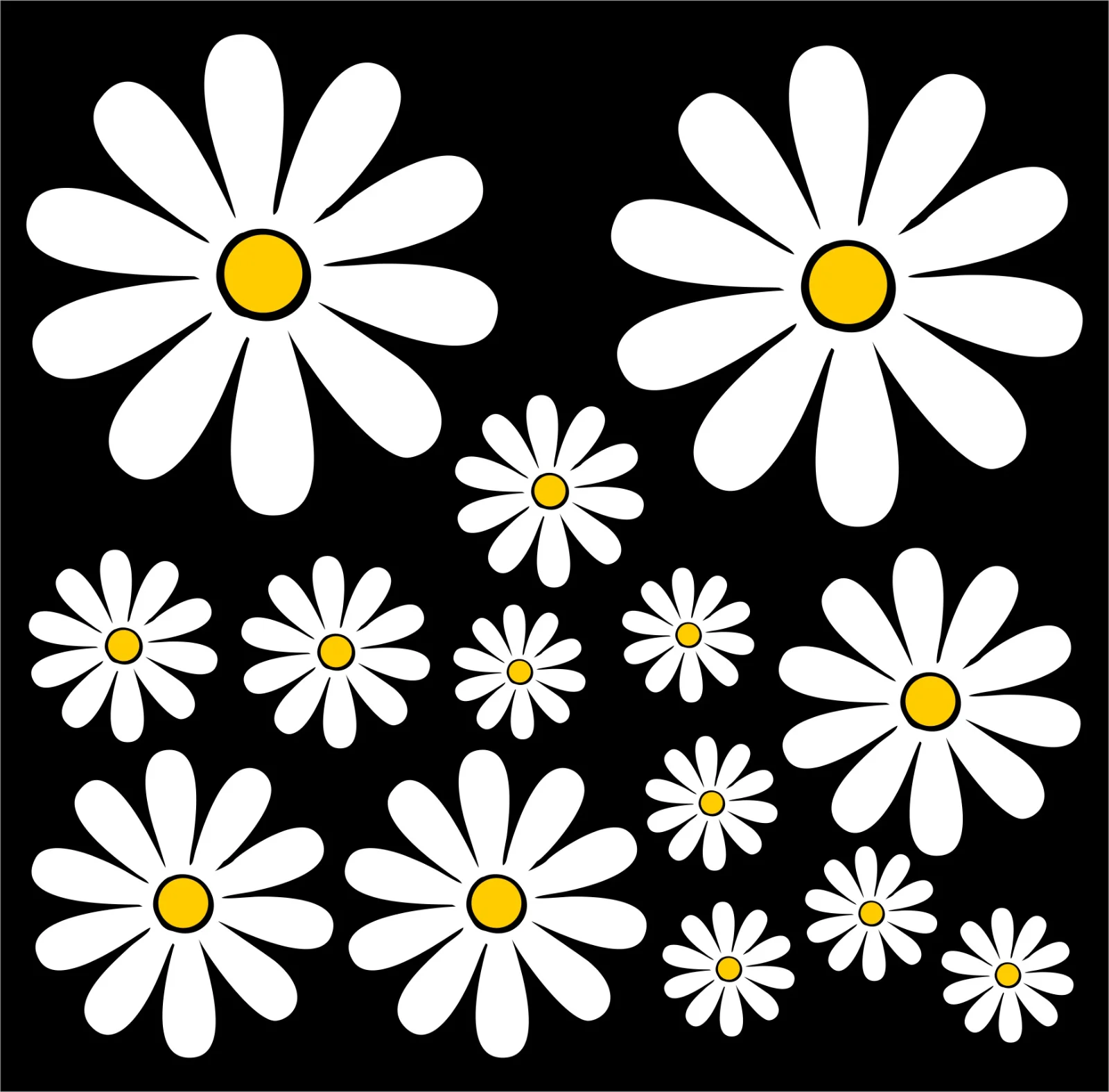 Car Accessories Nz - 15cm Daisy Exterior Cute, PVC Custom