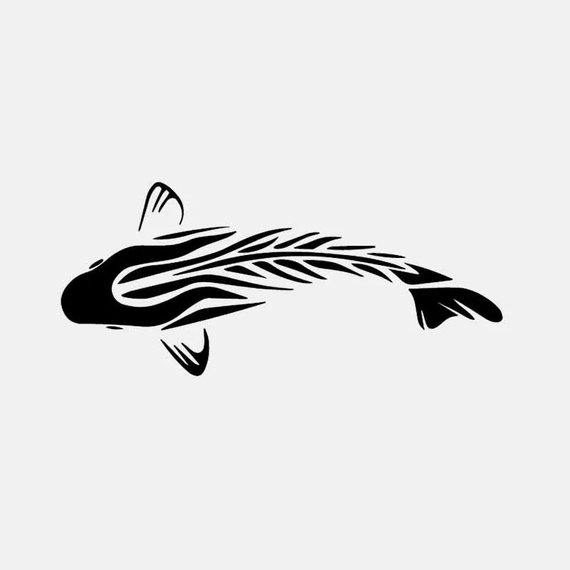 Car Accessories Nz - Car Stickers Fun Tribal Carp Fishing