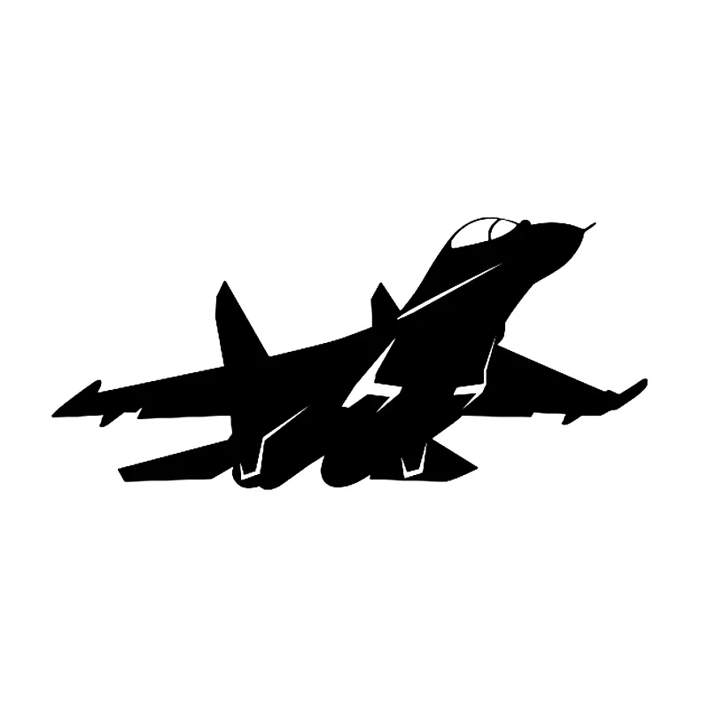 Car Accessories Nz - Car Stickers Su-27 Aircraft Waterproof Auto