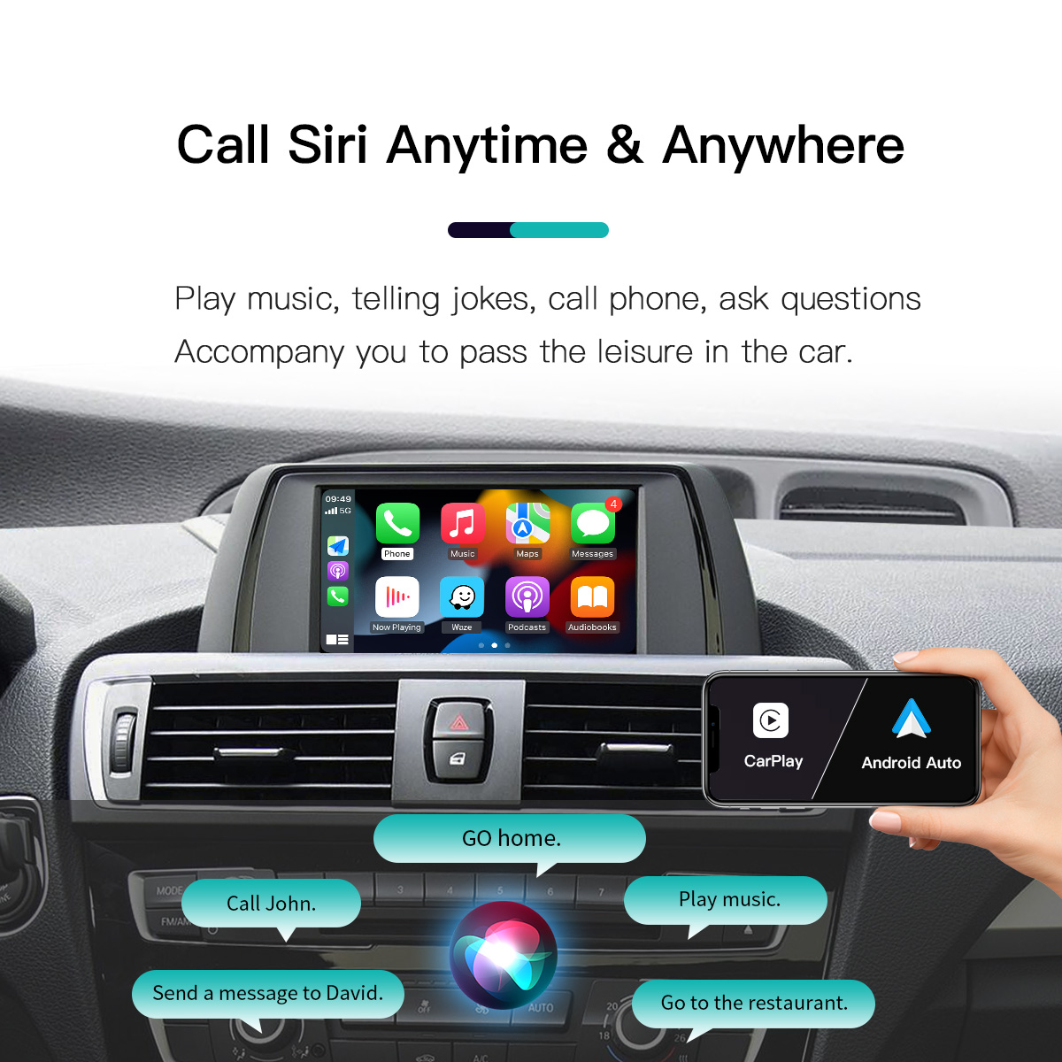 Carplay Multimedia Interface W - Rear Camera For Car 评论和价格