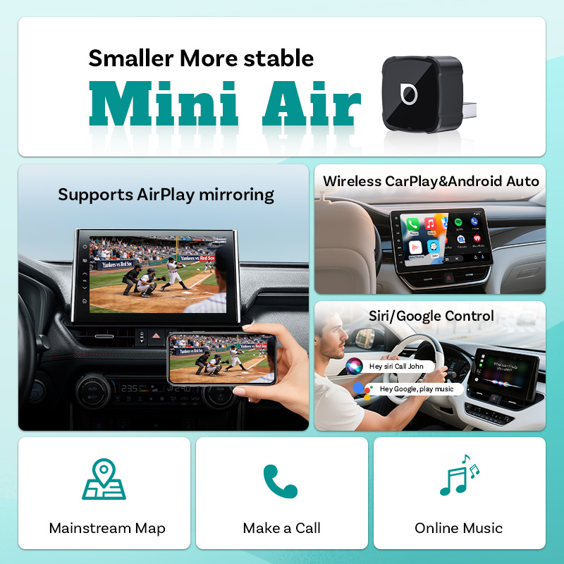 Ottocast Mini Air Wireless Car - Car Accessories Youtube 评论和价格