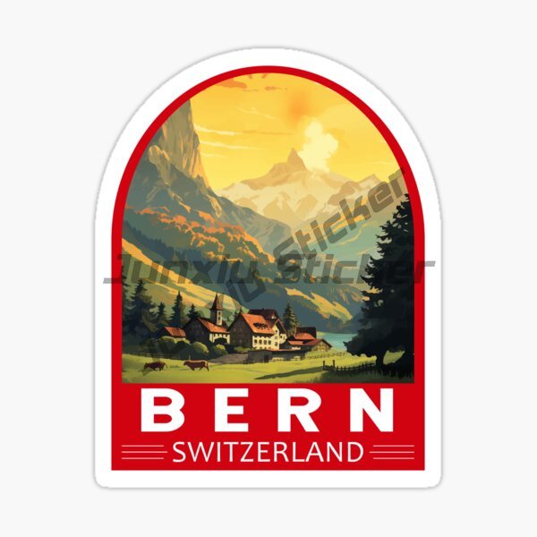 BERN SWITZERLAND Flag Car Stic - Car Accessories Nz 评论和价格