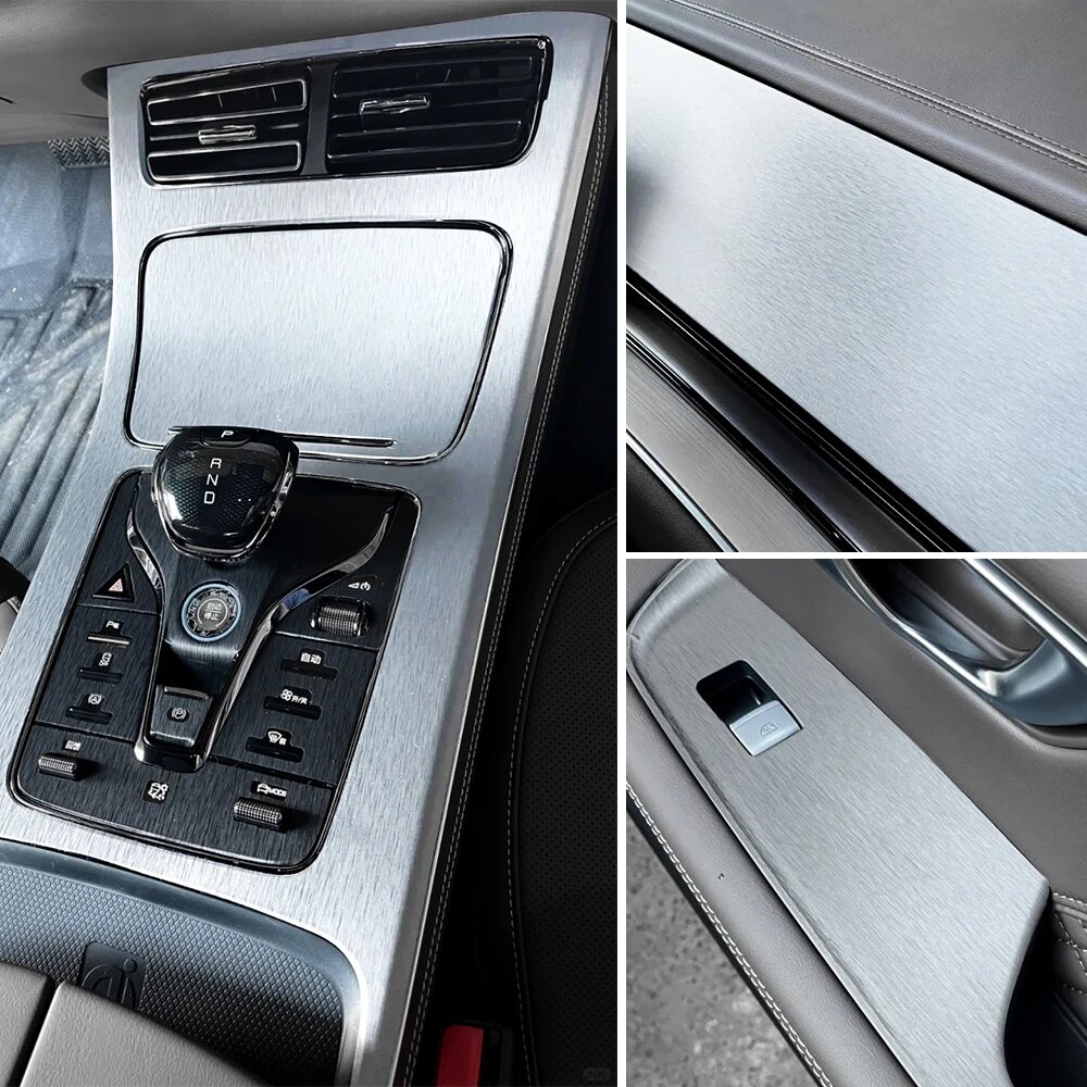 Car Stickers Brushed Aluminum  - Car Accessories On Amazon 评论和价格
