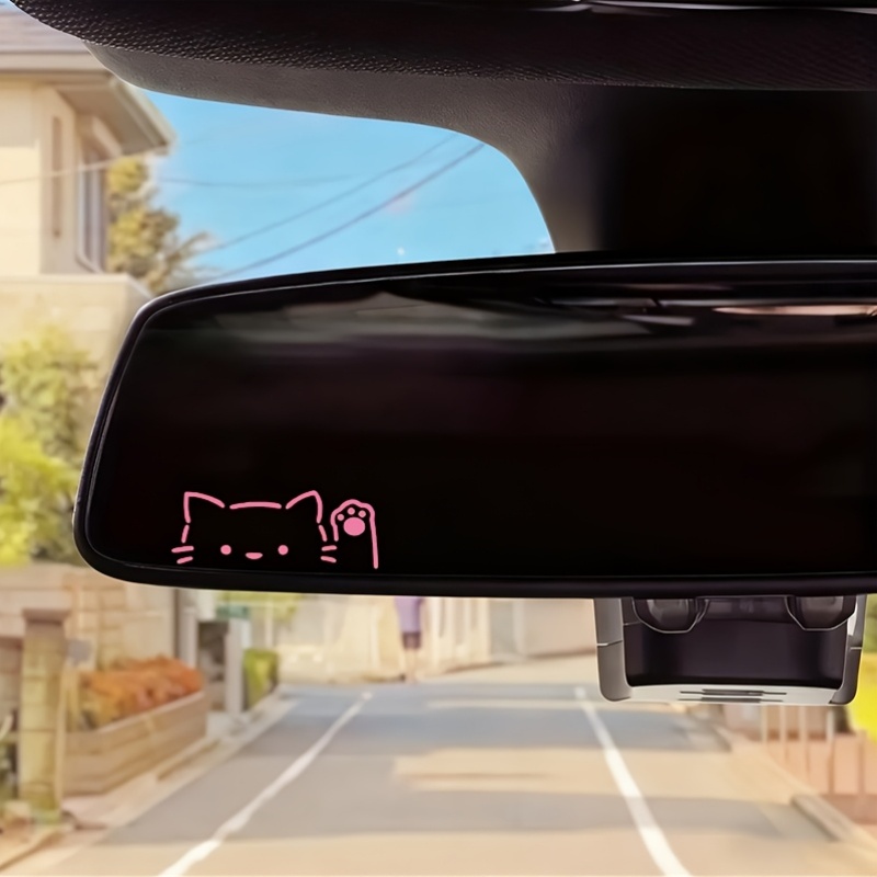2pcs Cartoon Peeking Cat Car M - Car Accessories Nz 评论和价格
