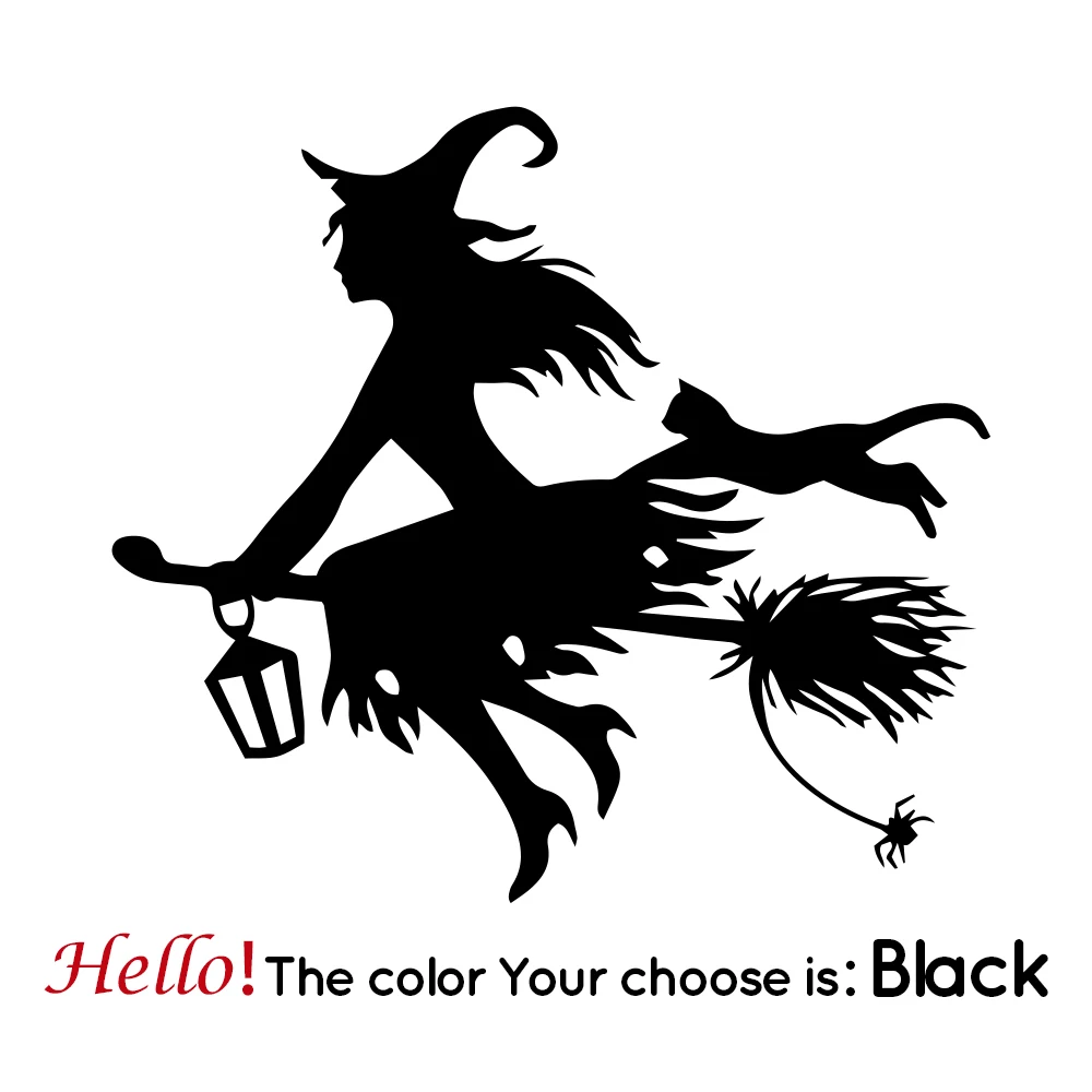 Car Sticker Personality Witch  - Car Accessories Nz 评论和价格
