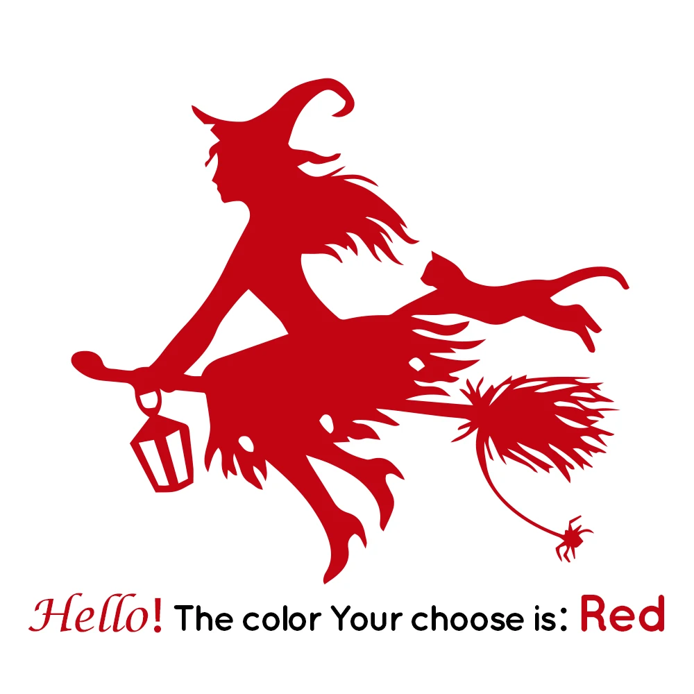 Car Sticker Personality Witch  - Car Accessories Nz 评论和价格