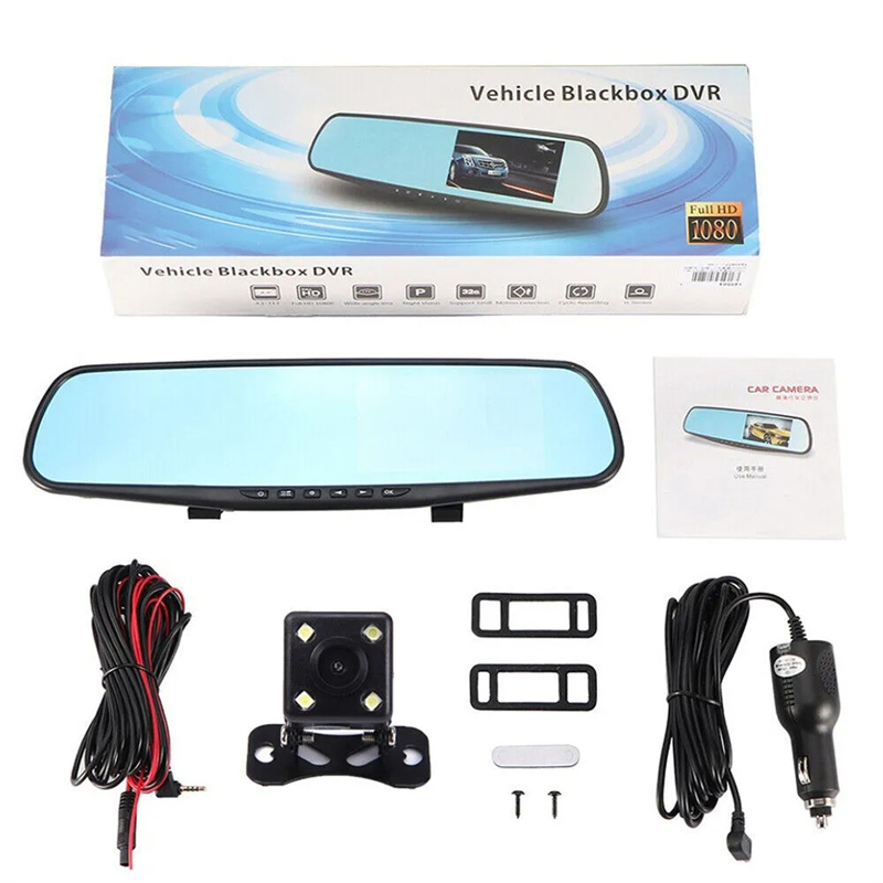 Mirror Dash Cam FHD Dual Lens  - Car Accessories Youtube 评论和价格