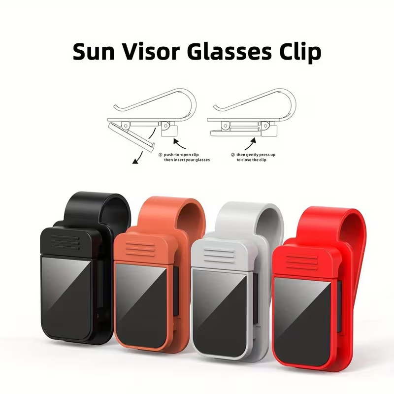 Sun Visor Sunglasses Holder fo - Car Accessories Interior 评论和价格