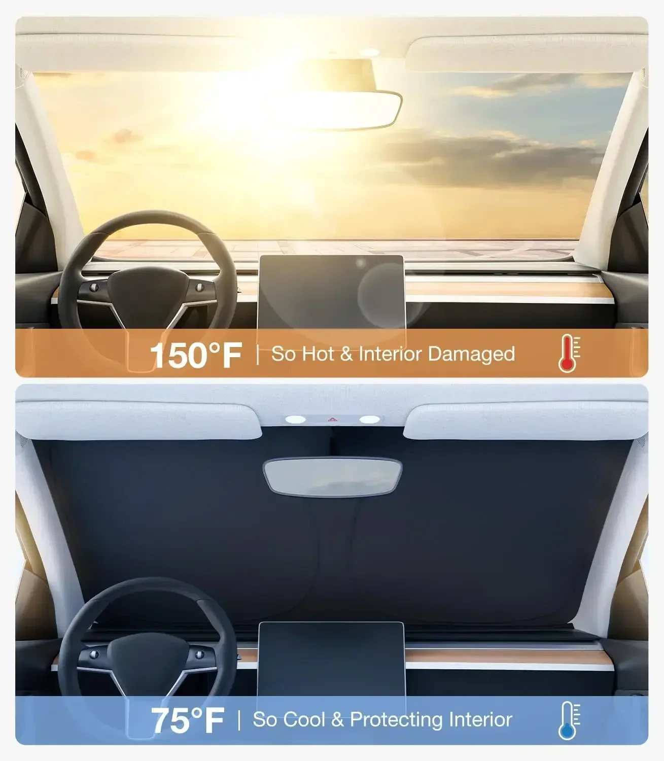 Car Sunshade Front Windshield  - Car Accessories Interior 评论和价格